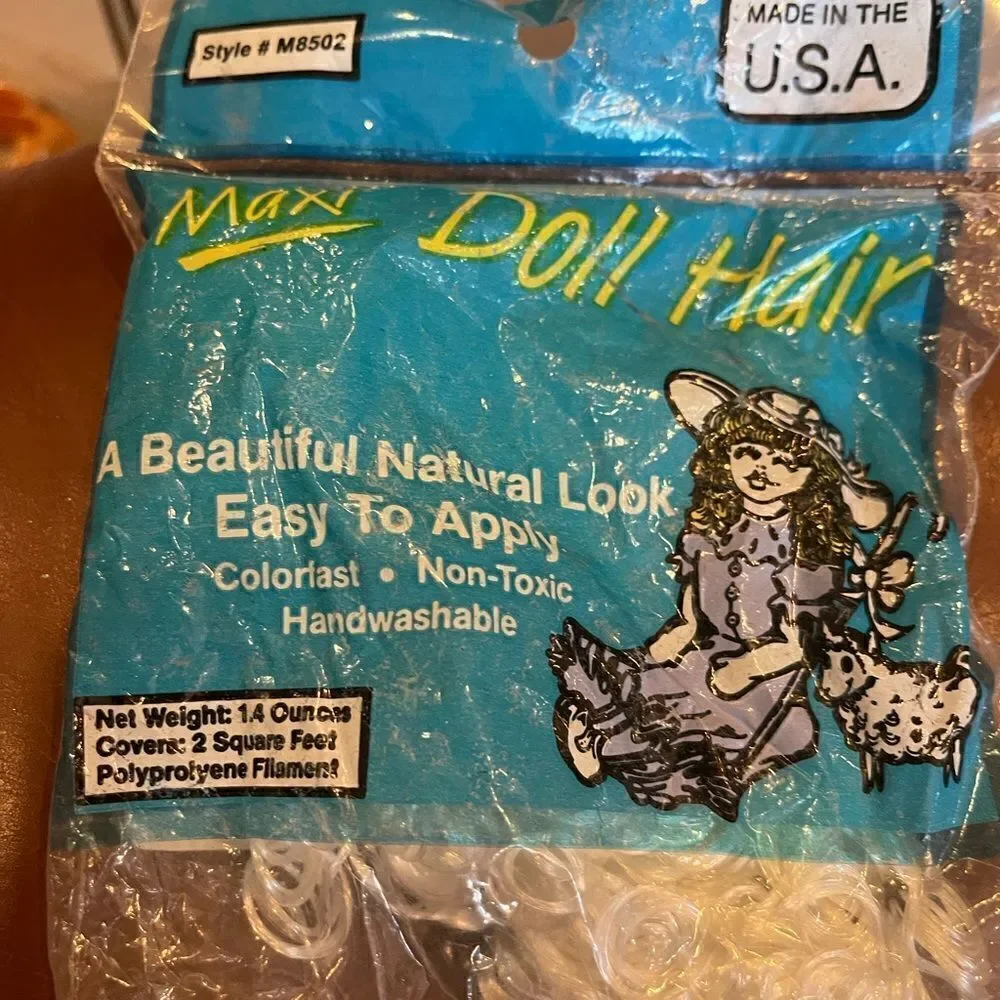 TWO COLORS of Fun Doll Hair for Arts & Crafts!